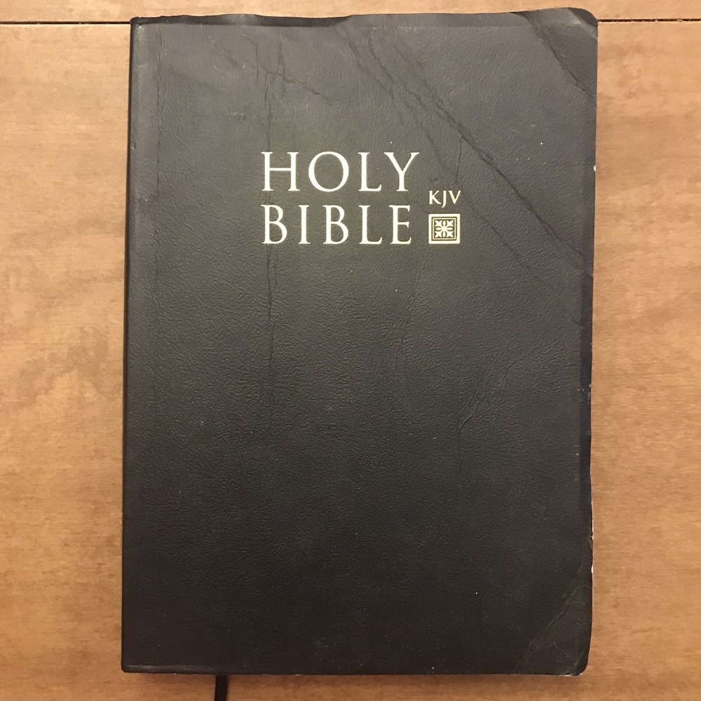 KJV Holy Bible Black Leather D&H Brothers Industries 9789868522312 Vintage Style